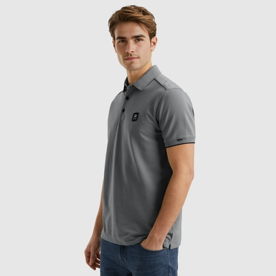 Vanguard - Polo - Grijs - Vpss2504850 - Short sleeve polo pique blend gent