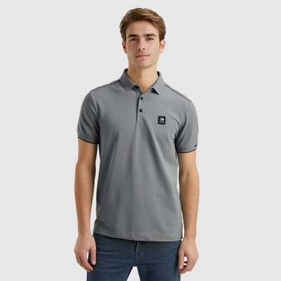 Vanguard - Polo - Grijs - Vpss2504850 - Short sleeve polo pique blend gent