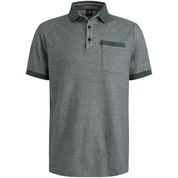 Vanguard - Polo - Grijs - Vpss2504852 - Short sleeve polo pique 2-tone hon