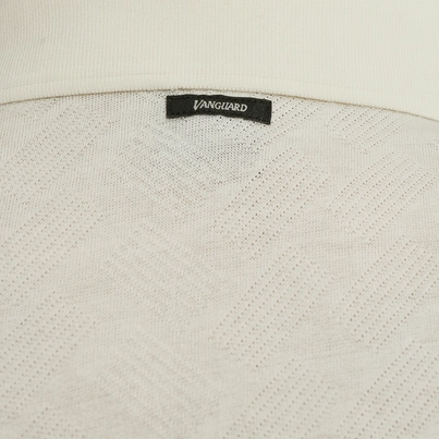 Vanguard - Polo - Wit - Vpss2505879 - Short sleeve polo jacquard merceri