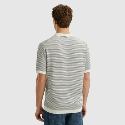 Vanguard - Polo - Wit - Vpss2505887 - Short sleeve polo cotton modal