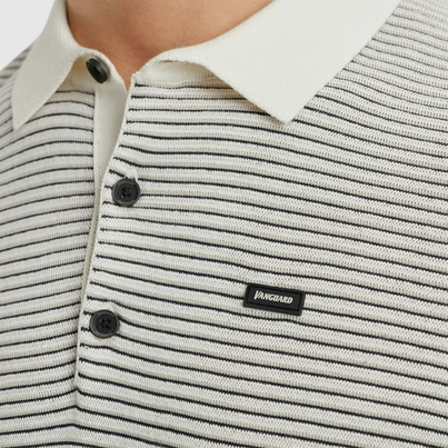 Vanguard - Polo - Wit - Vpss2505887 - Short sleeve polo cotton modal