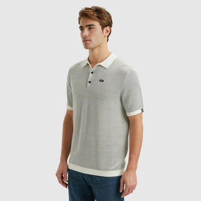 Vanguard - Polo - Wit - Vpss2505887 - Short sleeve polo cotton modal