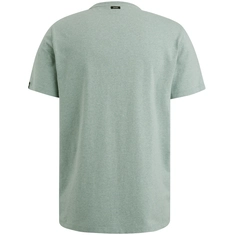 Vanguard - T-shirt korte mouw - Donkergroen - R-neck cotton elastan jersey melan