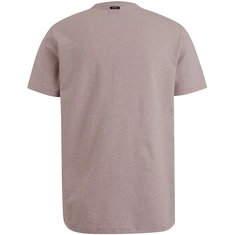 Vanguard - T-shirt korte mouw - Paars - R-neck cotton elastan jersey melan