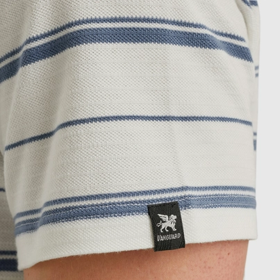 Vanguard - T-shirt korte mouw - Wit - Vtss2505551 - Short sleeve r-neck pique texture