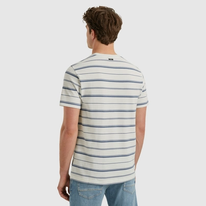 Vanguard - T-shirt korte mouw - Wit - Vtss2505551 - Short sleeve r-neck pique texture