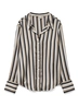 Vero Moda - Blouse lange mouw - Zilver - Vmblaise L/S V-Neck Shirt - 10327831
