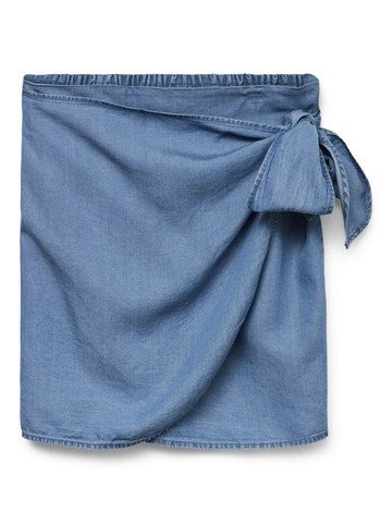Vero Moda - Denim rok - Vintage - Vmfleur Hr Short Tied Around T - 10326064