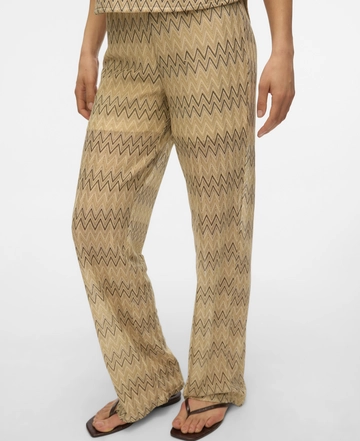 Vero Moda - Katoenen broek - Assorti - Vmdicte Hw Straight Pants Jrs - 10328142