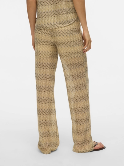 Vero Moda - Katoenen broek - Assorti - Vmdicte Hw Straight Pants Jrs - 10328142