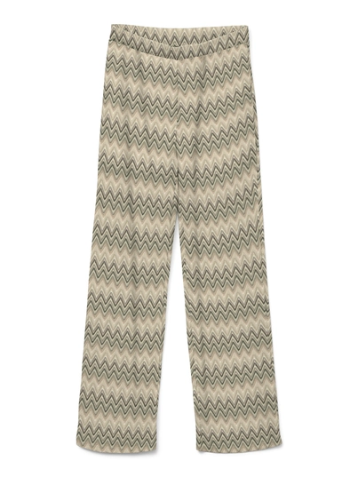 Vero Moda - Katoenen broek - Assorti - Vmdicte Hw Straight Pants Jrs - 10328142
