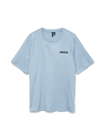 Vero Moda - T-shirt korte mouw - Blauw - Vmdoris Caty Ss Top Box Jrs Ga - 10329468
