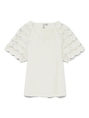 Vero Moda - T-shirt korte mouw - Ecru - Vmblasy S/S T-Shirt Jrs Btq - 10327083