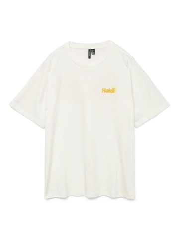 Vero Moda - T-shirt korte mouw - Wit - Vmdoris Caty Ss Top Box Jrs Ga - 10329468
