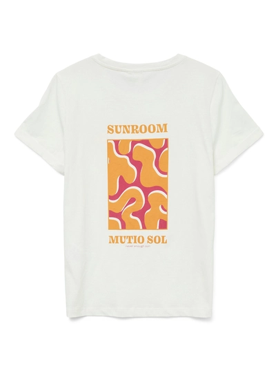 Vero Moda - T-shirt korte mouw - Wit - Vmella S/S O-Neck T-Shirt Jrs - 10333613