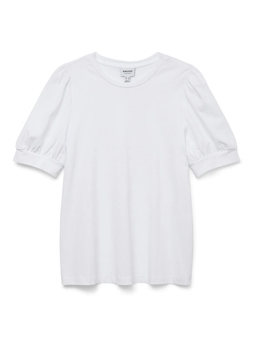 Vero Moda - T-shirt korte mouw - Wit - Vmkerry 2/4 O-Neck Top Vma - 10275520