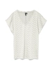 Vero Moda - T-shirt korte mouw - Wit - Vmthas Ss V-Neck Top Jrs Vo - 10328120