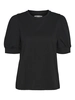 Vero Moda - T-shirt korte mouw - Zwart - Vmkerry 2/4 O-Neck Top Vma - 10275520