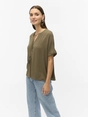 Vero Moda - Trendy T-shirt korte mouw - Groen - Vmbente Ss Wide Top Wvn Ga - 10329387