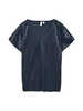Vero Moda - Trendy T-shirt korte mouw - Marineblauw - Vmduvi S/S V-Neck Top Jrs Btq - 10334193