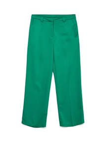 Vero Moda - Vmbalira Mw Pants Tlr - Trendy katoen/synthetische broek - Middengroen - 10325877