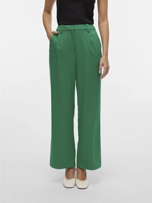 Vero Moda - Vmbalira Mw Pants Tlr - Trendy katoen/synthetische broek - Middengroen - 10325877