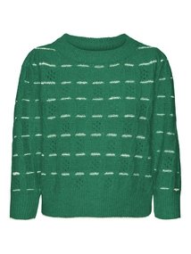 Vero Moda - Vmnewleonor 3/4 O-Neck Pullove - Trui met ronde hals - Middengroen - 10321290