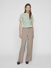 Vicotti s/s o-neck knit top -