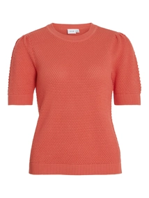 Vidalo o-neck s/s knit top