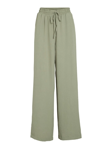 Vila - Katoenen broek - Groen - Vijosa Hw Wide Pants - 14100308