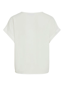 Vila - T-shirt korte mouw - Wit - Vijosa S/S Top - 14101663