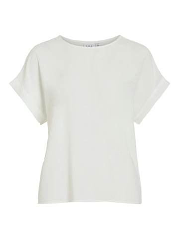 Vila - T-shirt korte mouw - Wit - Vijosa S/S Top - 14101663