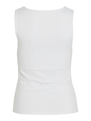 Vila - Tanktop - Wit - Vikenza U-Neck S/L Tanktop - 14089092
