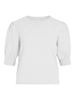 Vila - Viril 2/4 Sleeve O-Neck Knit - Trui met ronde hals - Wit - 14105306
