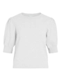 Vila - Viril 2/4 Sleeve O-Neck Knit - Trui met ronde hals - Wit - 14105306