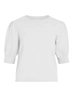 Vila - Viril 2/4 Sleeve O-Neck Knit - Trui met ronde hals - Wit - 14105306