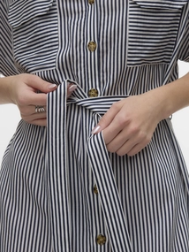 Vmbumpy ss short shirt dress w
