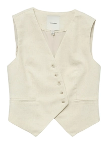 Vmflorence sl linen waistcoat