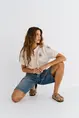 Zizo Maicazz - Blouse lange mouw - Beige - NARIA - Blouse