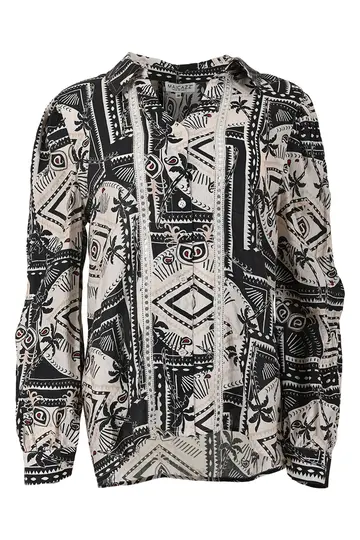 Zizo Maicazz - Blouse lange mouw - Ecru - Mizzy Blouse