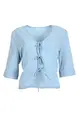 Zizo Maicazz - Blouse lange mouw - Lichtblauw - NANCE - Blouse