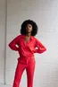 Zizo Maicazz - Blouse lange mouw - Rood - Mirza Blouse