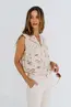 Zizo & Maicazz - Blouse mouwloos - Beige - Nardie b - top - Su25.60.021