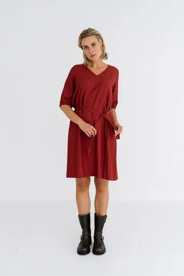 Zizo/Maicazz - Jurk - Rood - NAIRO - Jurk - Su25.40.324