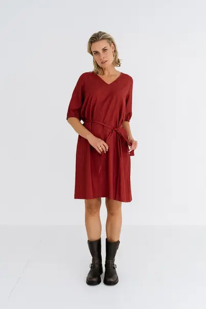Zizo/Maicazz - Jurk - Rood - NAIRO - Jurk - Su25.40.324