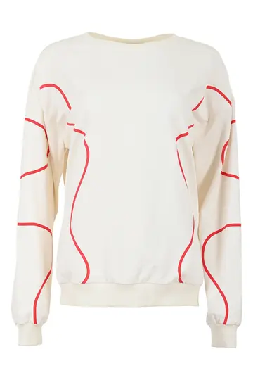 Zizo Maicazz - Sweater - Ecru - Merra Sweatshirt