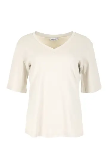 Zizo Maicazz - T-shirt korte mouw - Ecru - Misa Shirt