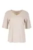 Zizo Maicazz - T-shirt korte mouw - Taupe - Misa Shirt
