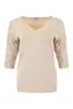 Zizo Maicazz - T-shirt lange mouw - Beige - Megan - Trui